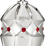 Waterford Lismore Bauble Christmas Ornament 2016 | Silver Superstore