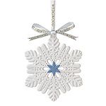 Wedgwood Pierced Snowflake Porcelain Christmas Ornament