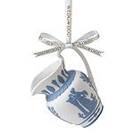 Wedgwood Figural Pitcher Porcelain Christmas Ornament