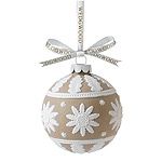 Wedgwood Neoclassical Ball Porcelain Christmas Ornament