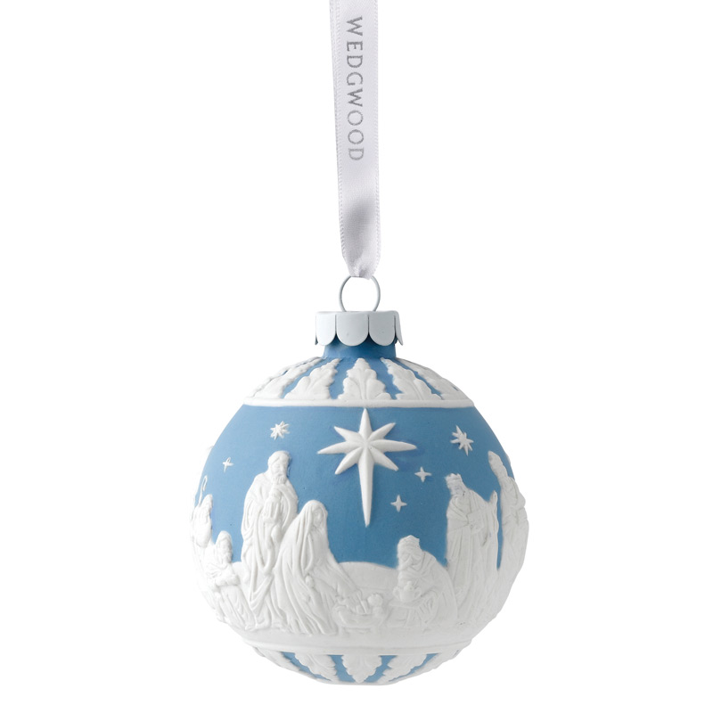 nativity ball christmas ornament 2017 wedgwood silver nativity ball christmas ornament 2017 wedgwood silver
