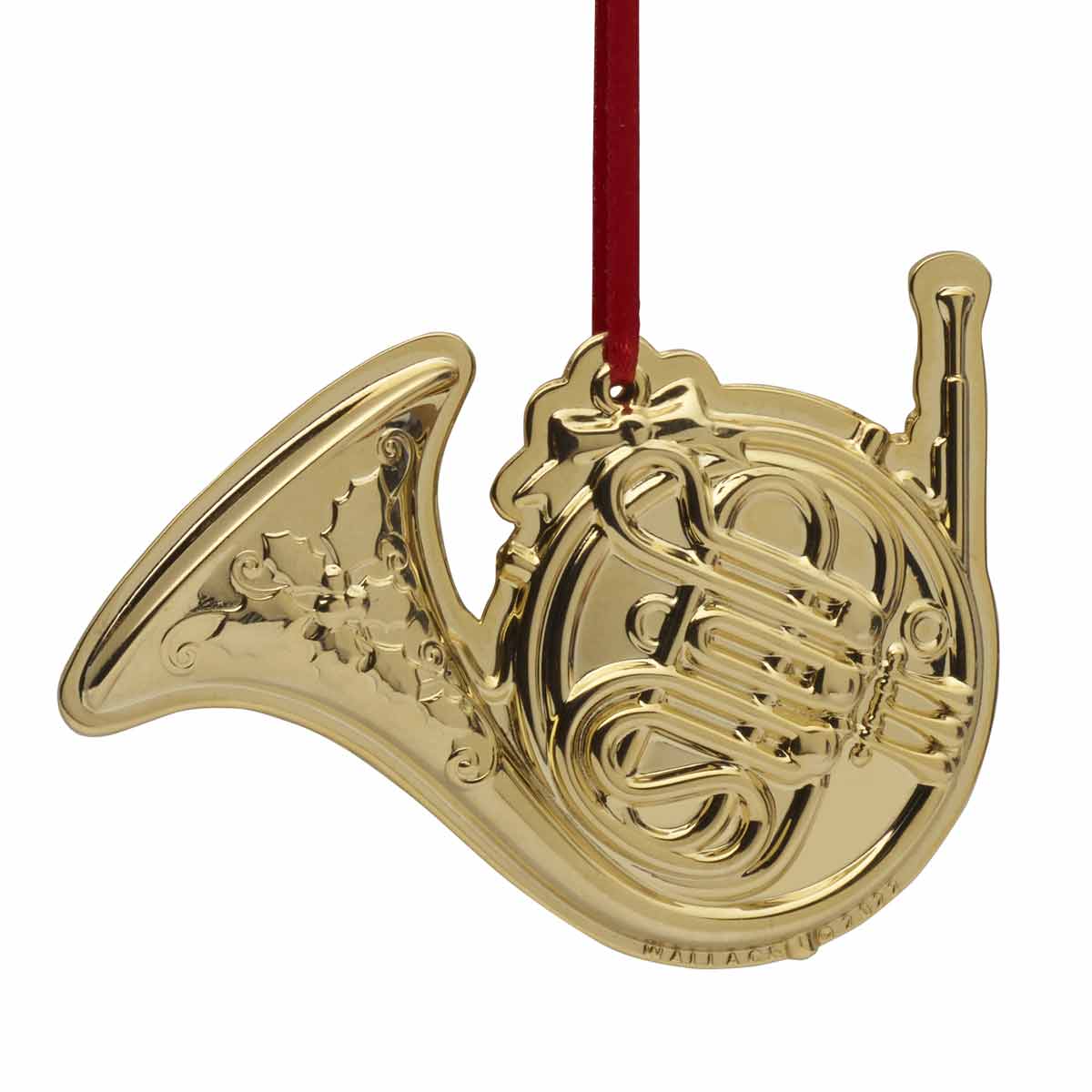 Wallace French Horn ornament 2022 1st edition Goldplate