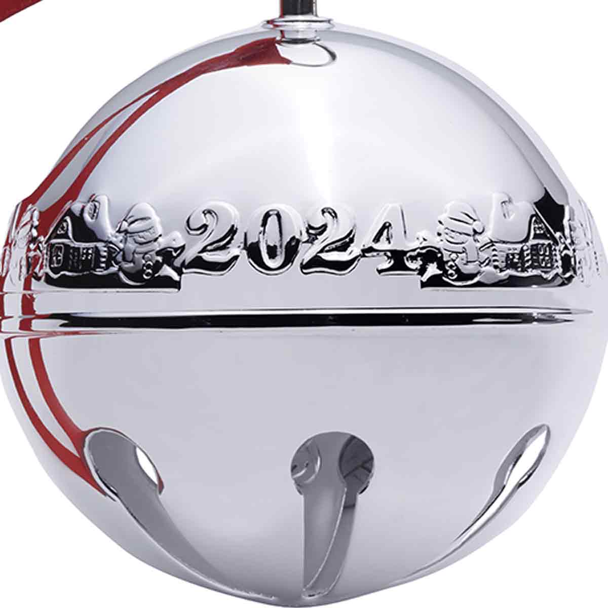 2024 Silverplate Sleigh Bell Ornament | Wallace