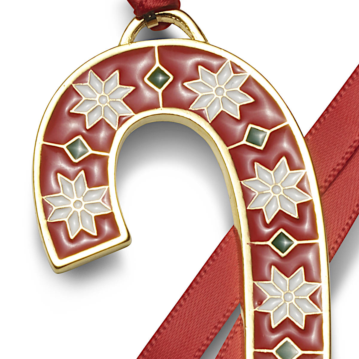 Wallace Gold Plate 2020 Candy Cane, 40th Ed. Ornament