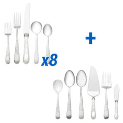 Old Maryland Engraved 46pc Dinner Set, Cream Soup