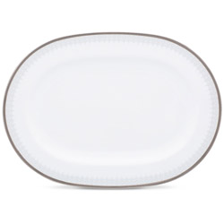 Silver Colonnade Oval Platter 14in.