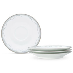 A photo of Satin Flourish Saucer Set of 4