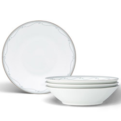 A photo of Satin Flourish Soup Bowl Set of 4
