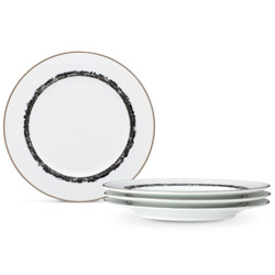 Black Rill Bread and Butter Plate Set of 4