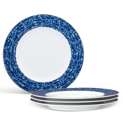 A photo of Blue Rill Salad Plate Set of 4