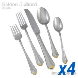 A photo of Golden Juilliard 20pc Service for 4