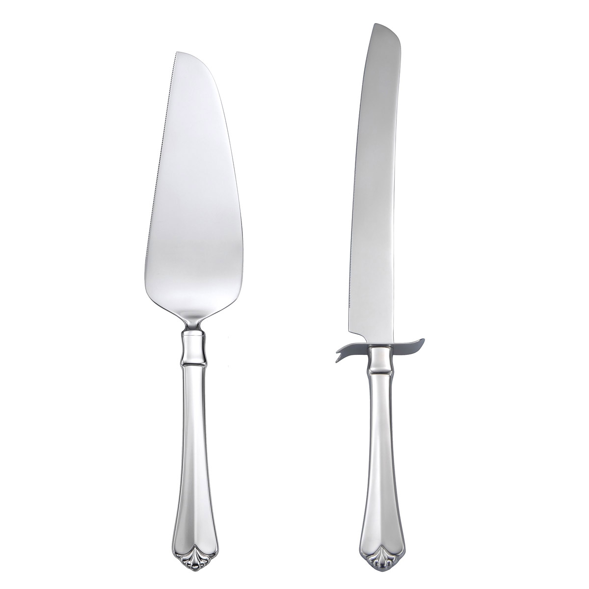 Oneida Juilliard Stainless Steel 2pc Cake Server Set