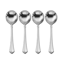 Juilliard Bouillon Spoon Set of 4  6 inch
