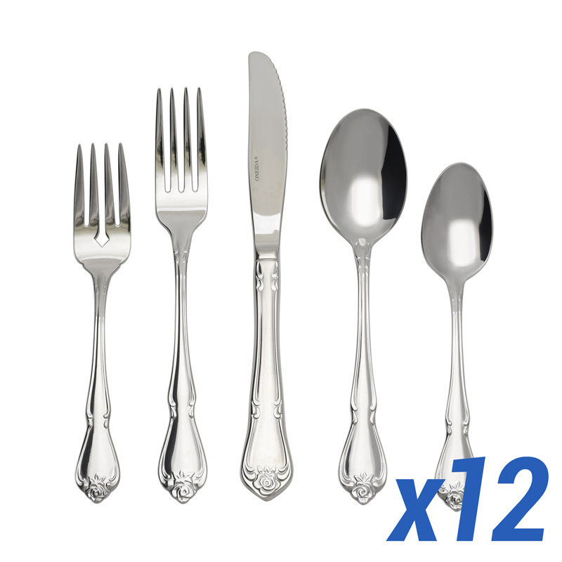 Arbor Rose 60pc Service for 12