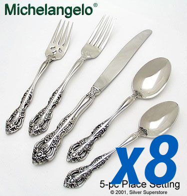 Michelangelo 45pc Service for 8