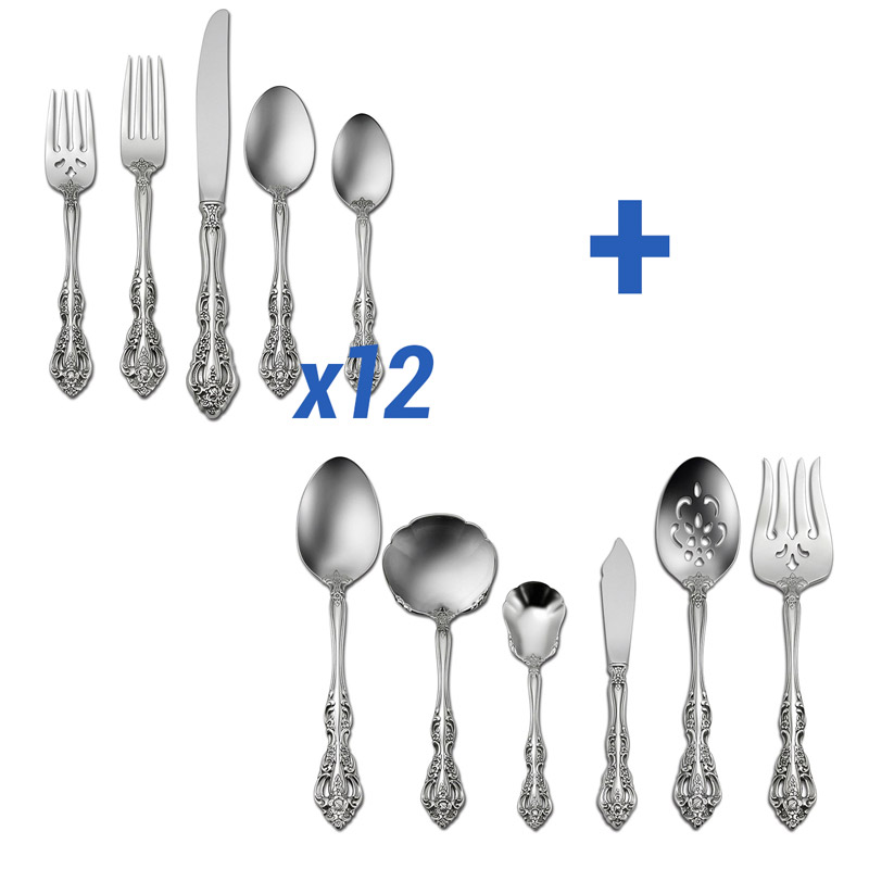 Oneida 18/10 Stainless Steel Michelangelo Coffee Spoons (Set of 12)