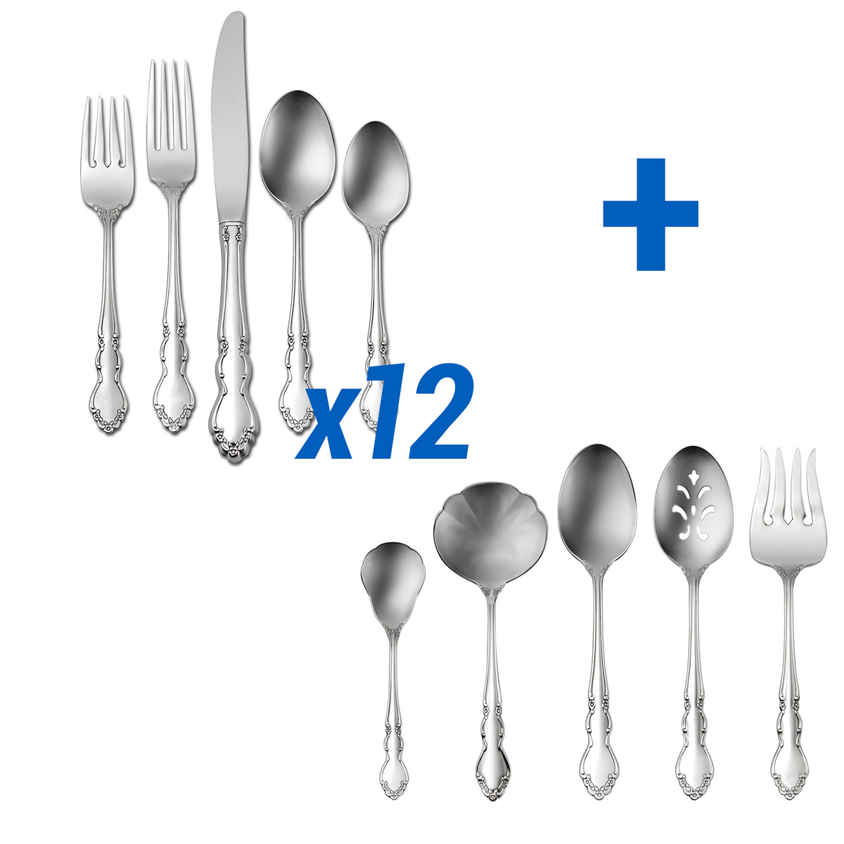 Dover 65 piece Service for 12 Oneida