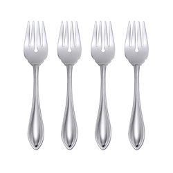 American Harmony Salad Forks, Set of 4