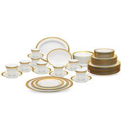 A photo of Crestwood Gold 50pc Set, Service for 8