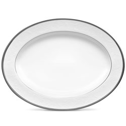 Regina Platinum Oval Platter, 16in.