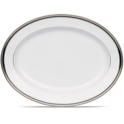 Austin Platinum Oval Platter, 14in.