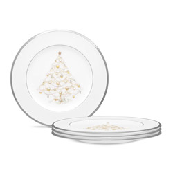 A photo of 8.5 Holiday Accent Plate, S/4