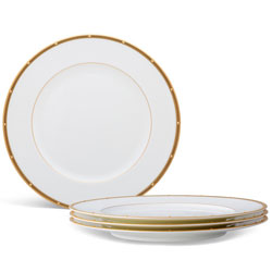 Rochelle Gold Dinner Plate Set of 4