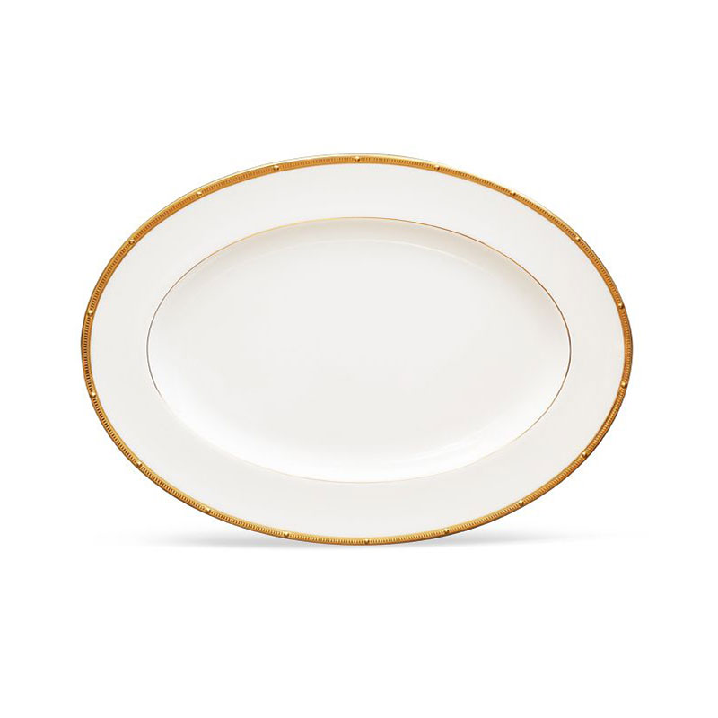 Rochelle Gold Oval Platter, 14in. (Medium)