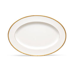 Rochelle Gold Oval Platter, 16in. (Large)
