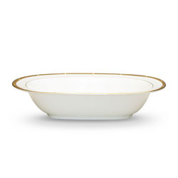 A photo of Rochelle Gold Oval Vegetable