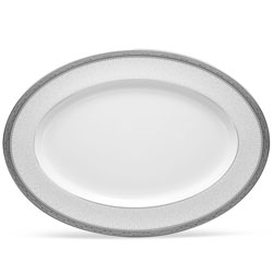 Odessa Platinum Oval Platter, 16
