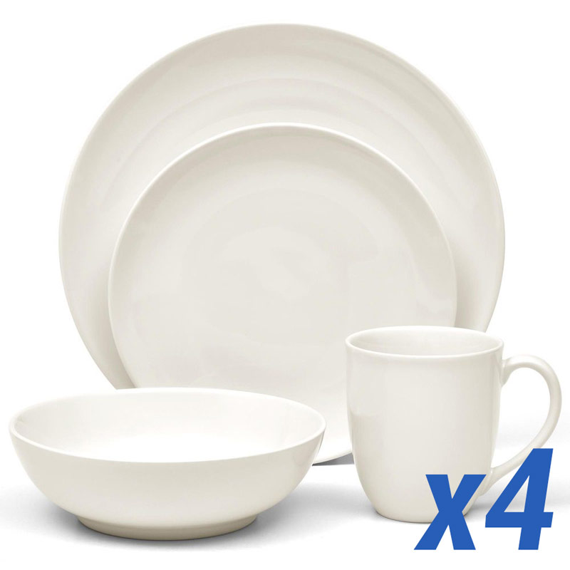 Colorwave Naked 16pc Service for 4, Coupe