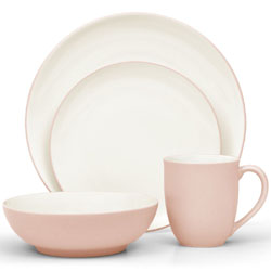 Colorwave Pink 4pc Place Setting, Coupe