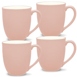 Colorwave Pink Mug, Set of 4