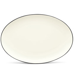Colorwave Graphite Oval Platter, 16&nbsp;