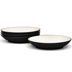 Colorwave Graphite Coupe pasta bowl, Set of 4