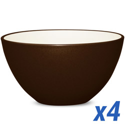 Colorwave Chocolate Side/Prep Bowl, 5&nbsp;, Set of 4