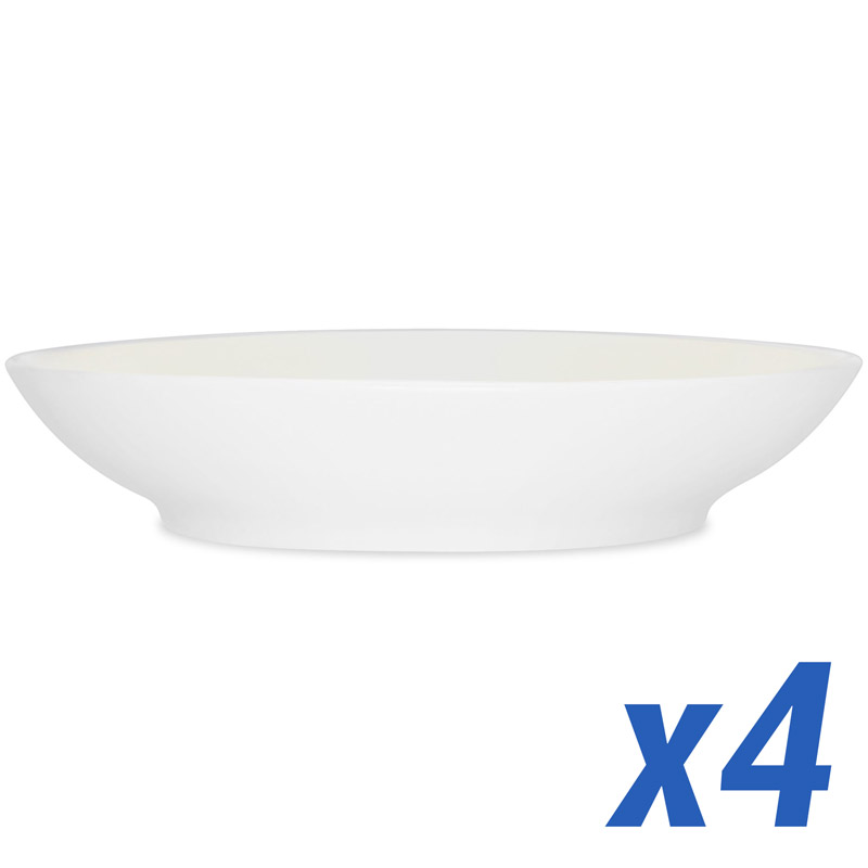 Colorwave White Coupe pasta bowl, 35oz, Set of 4