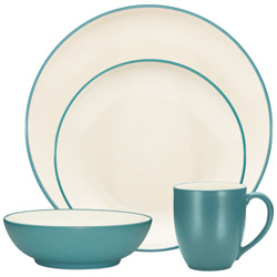 Colorwave Turquoise 4pc Place Setting, Coupe