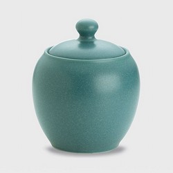 A photo of Colorwave Turquoise Sugar with Cover, 13oz