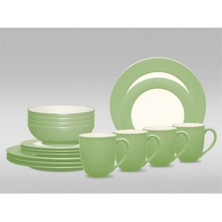 Colorwave Apple 16pc Service for 4, Rim