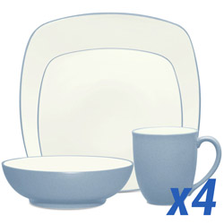 Colorwave Ice 16pc Service for 4, Square