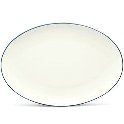 Colorwave Blue Oval Platter 16 inch