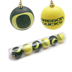 A photo of University of Oregon Ornaments, Set/8, Large