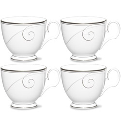 A photo of Platinum Wave Cup Set of 4