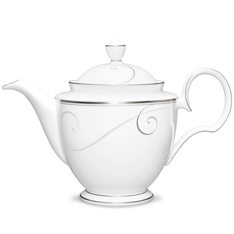 Platinum Wave Coffee Server