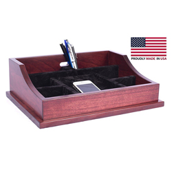 A photo of Men's Valet in Red Cherry