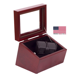 A photo of Admiral Double Watch Winder Storage Chest, Mahogany