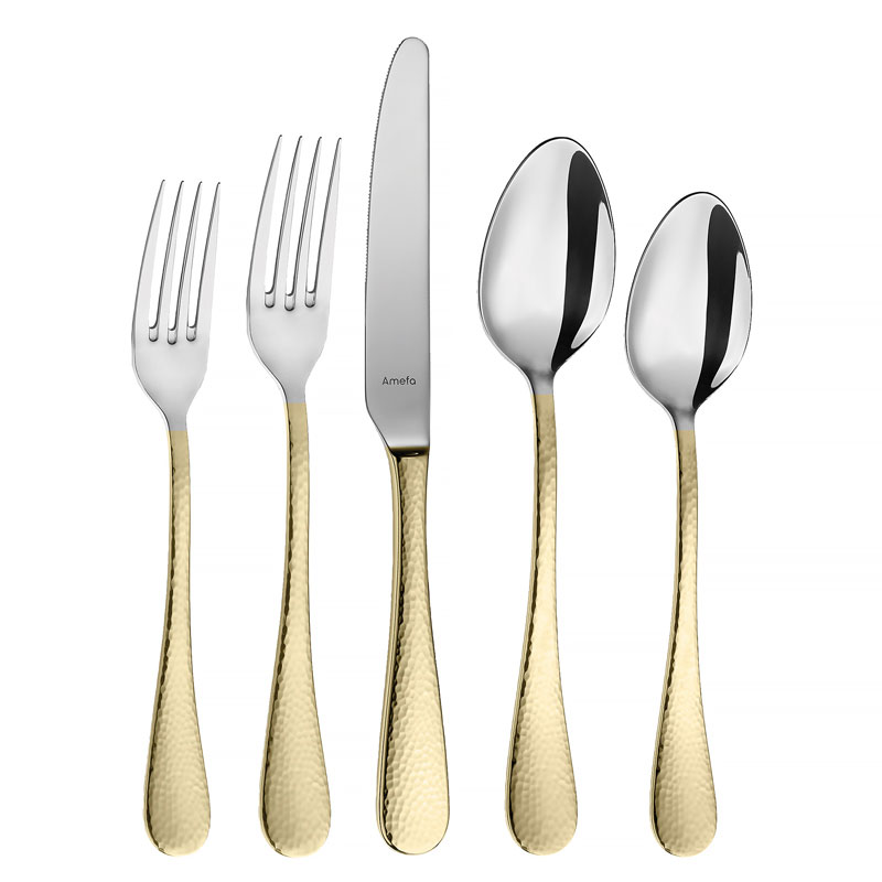 Sierra Gold 5 Piece Place Setting