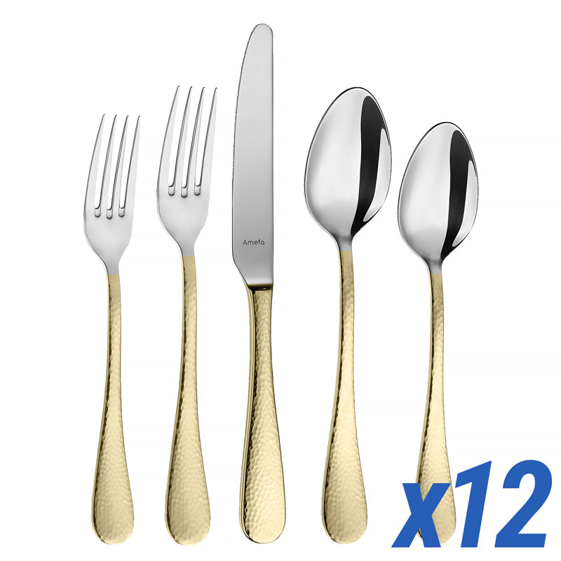 Sierra Gold 60 Piece Service for 12